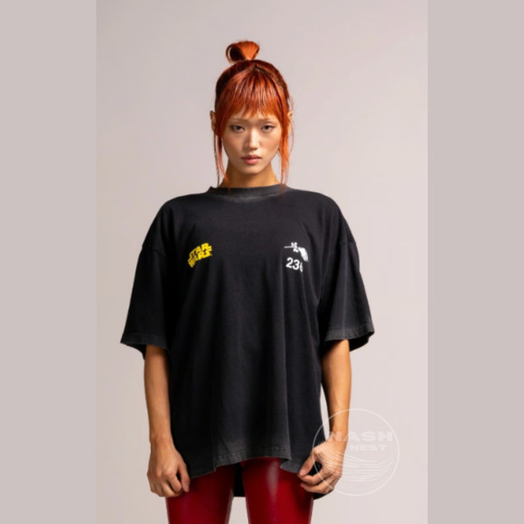 Civil Regime Star Wars Tee M | 199X Oversized, Vintage Wash Green Crystal NWOT - Picture 9 of 9